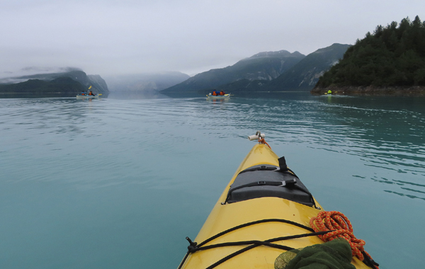 Kayaking in Glacier Bay National Park Alaska