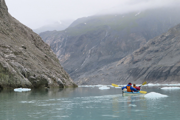 McBride Glacier area of Glacier Bay Alaska