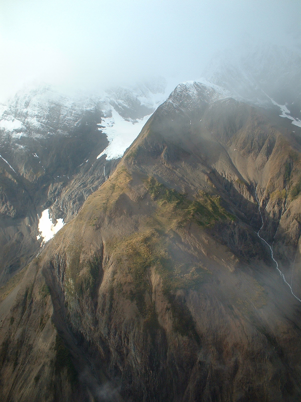 alaska arete mountain top cliffs