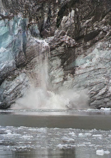 Calving Glacier in Alaska