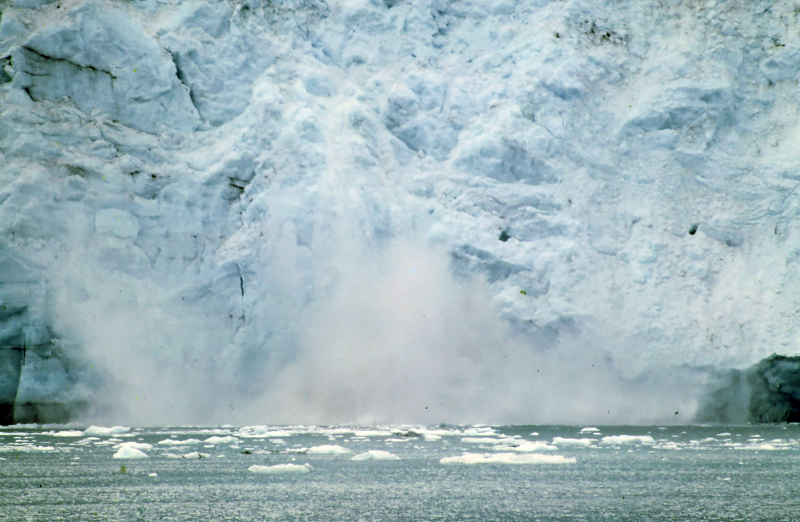 Calving Glacier in Alaska