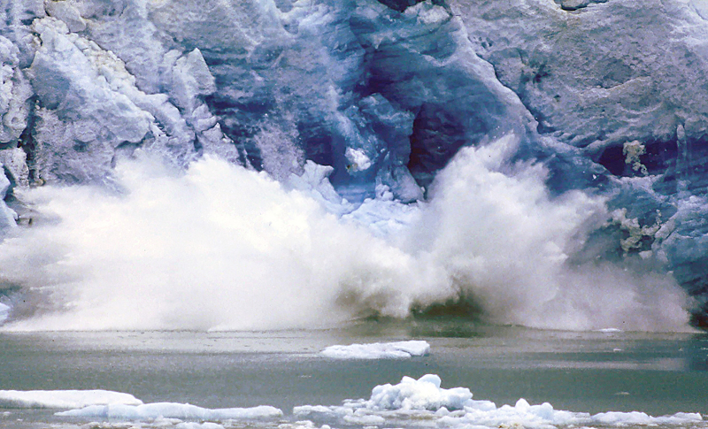 Calving Glacier in Alaska