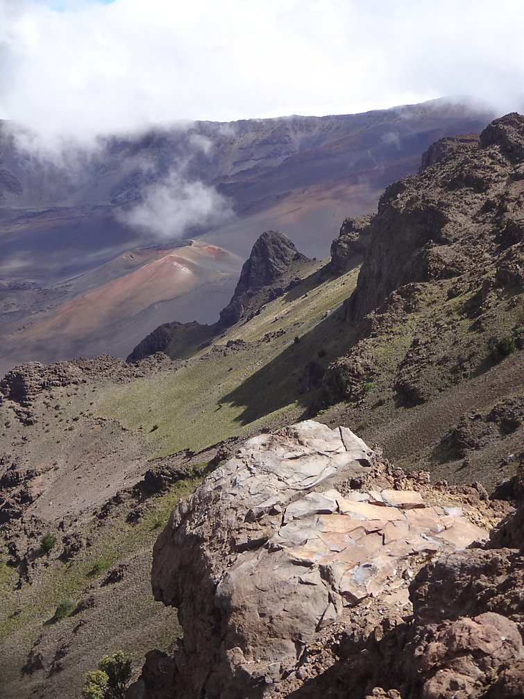 Haleakala crater looking left