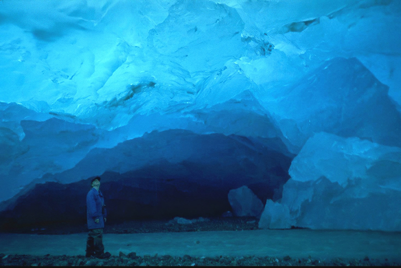 Ice Cave in Alaska