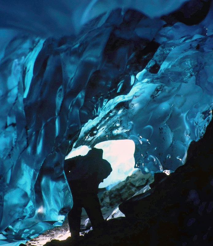 Ice Cave in Alaska