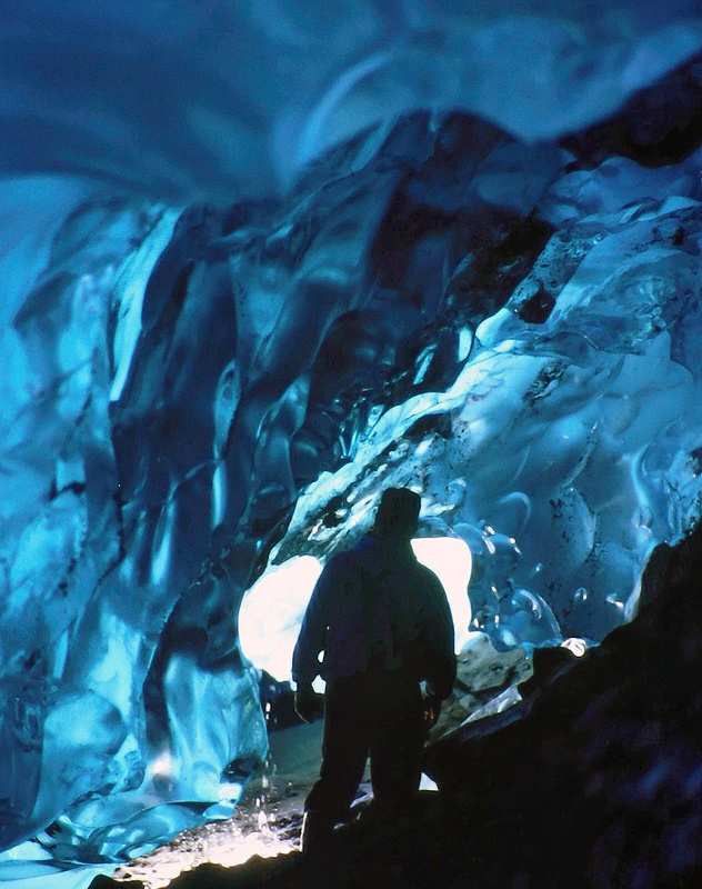 Ice Cave in Alaska