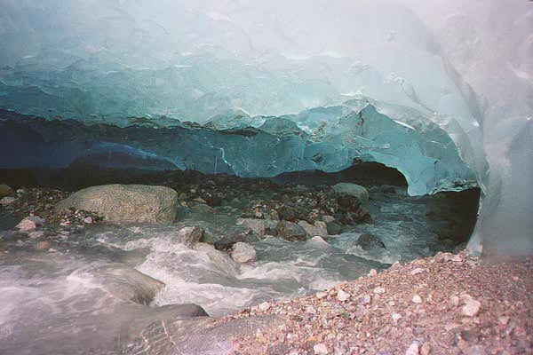 Ice Cave in Alaska