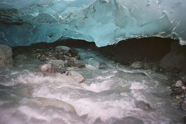 Ice Cave in Alaska