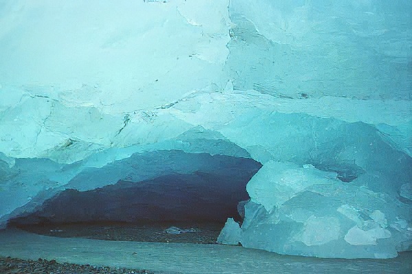 Ice Cave in Alaska