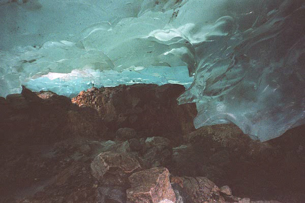 Ice Cave in Alaska