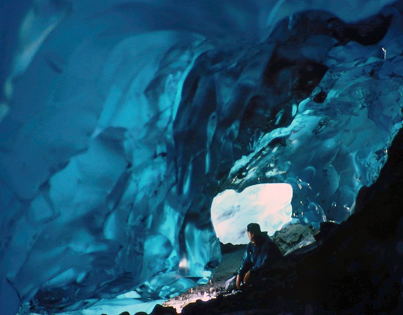 Ice Cave in Alaska