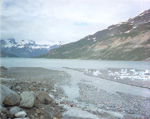 Reid inlet glacier bay national park alaska