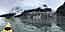Ogive glacier Kenai Fjords Alaska